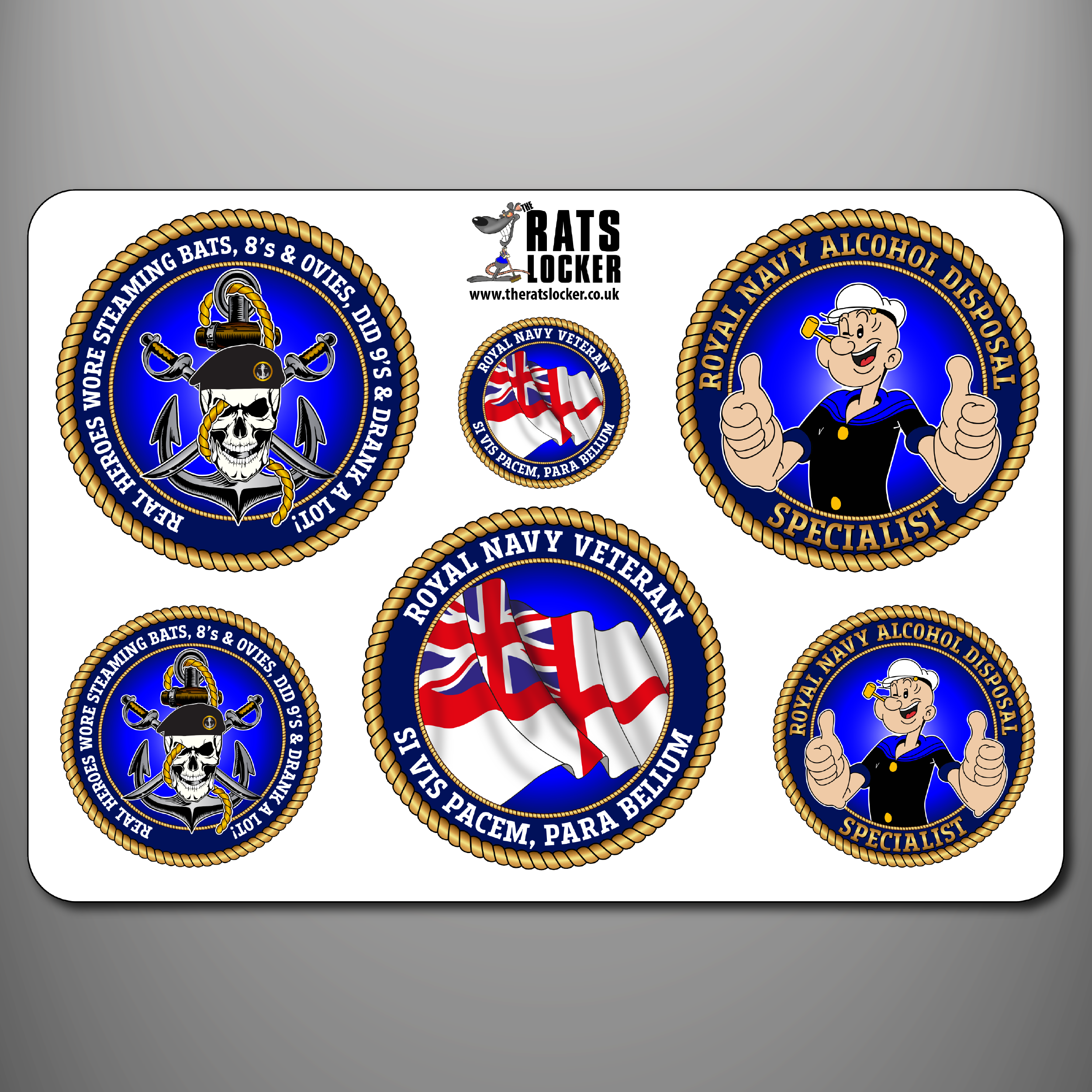 Rats Locker Sticker Sheets