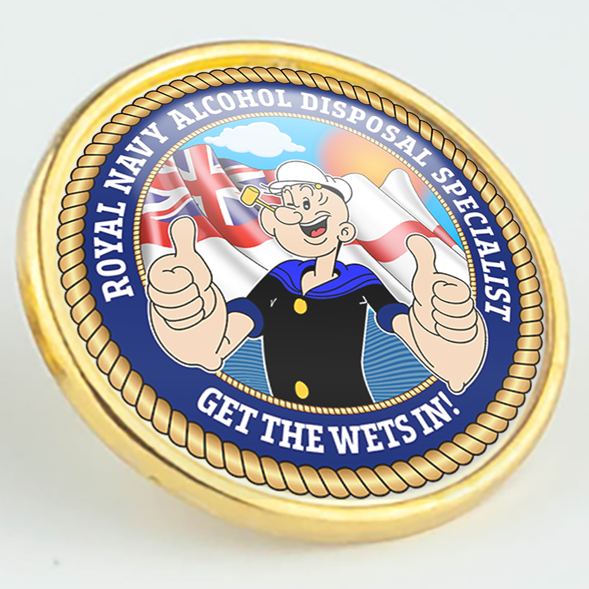 Royal Navy Alcohol Disposal Specialist - 'Get The Wets In'
