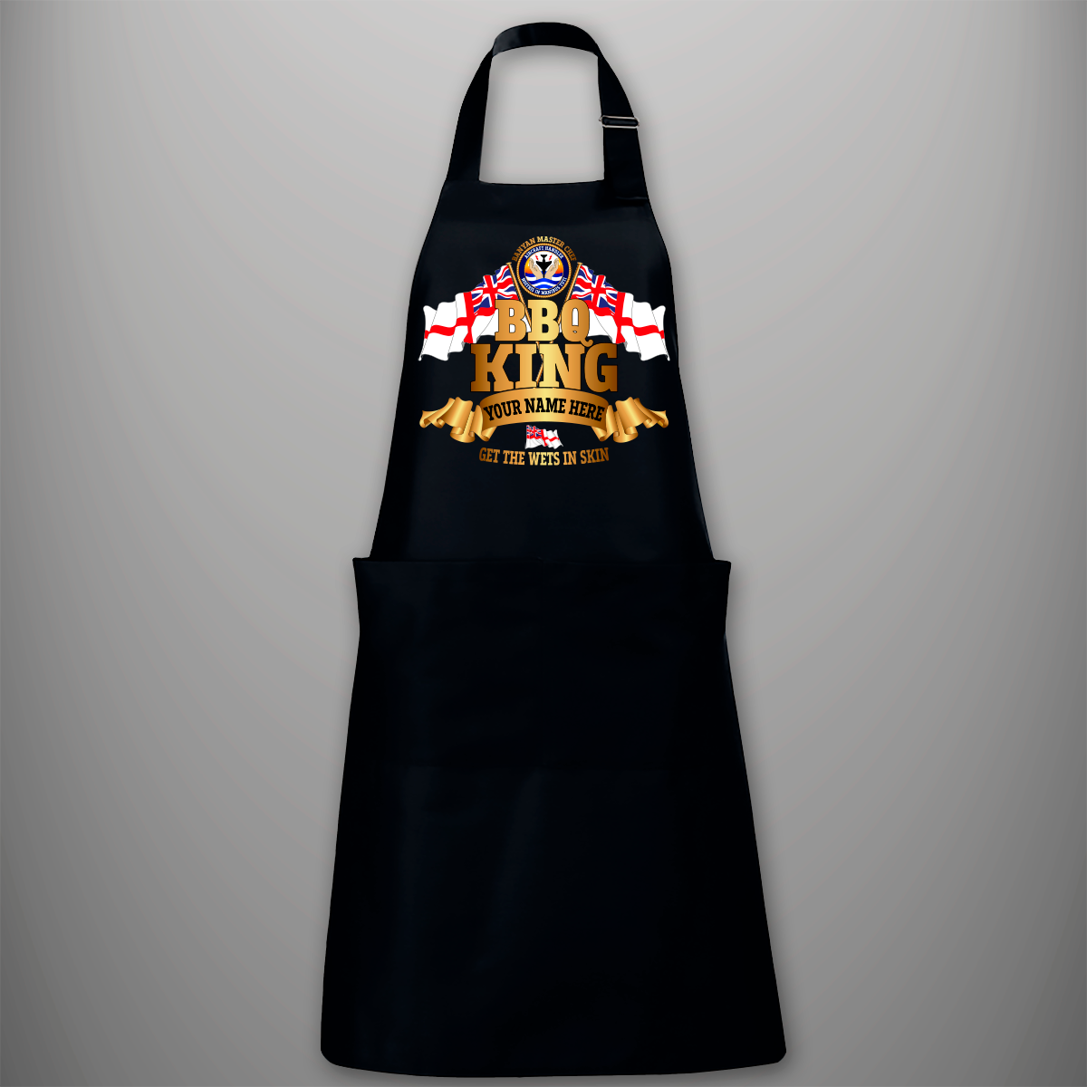 Aircraft Handler Crest Personalised BBQ Apron