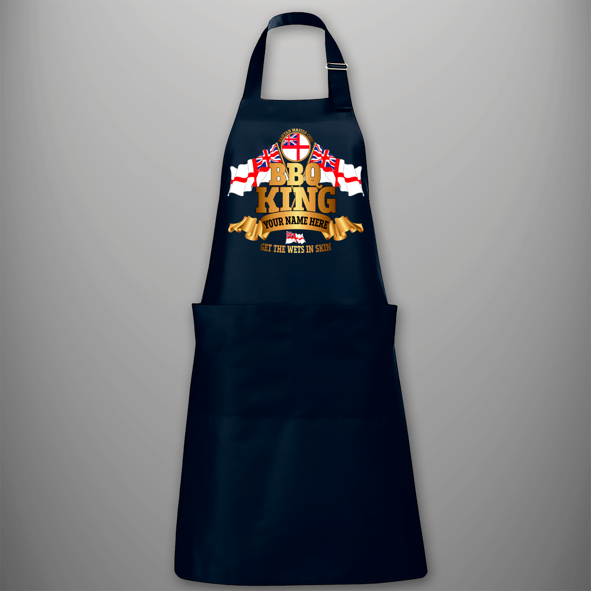 Royal Navy 'Ensign' Personalised BBQ Apron