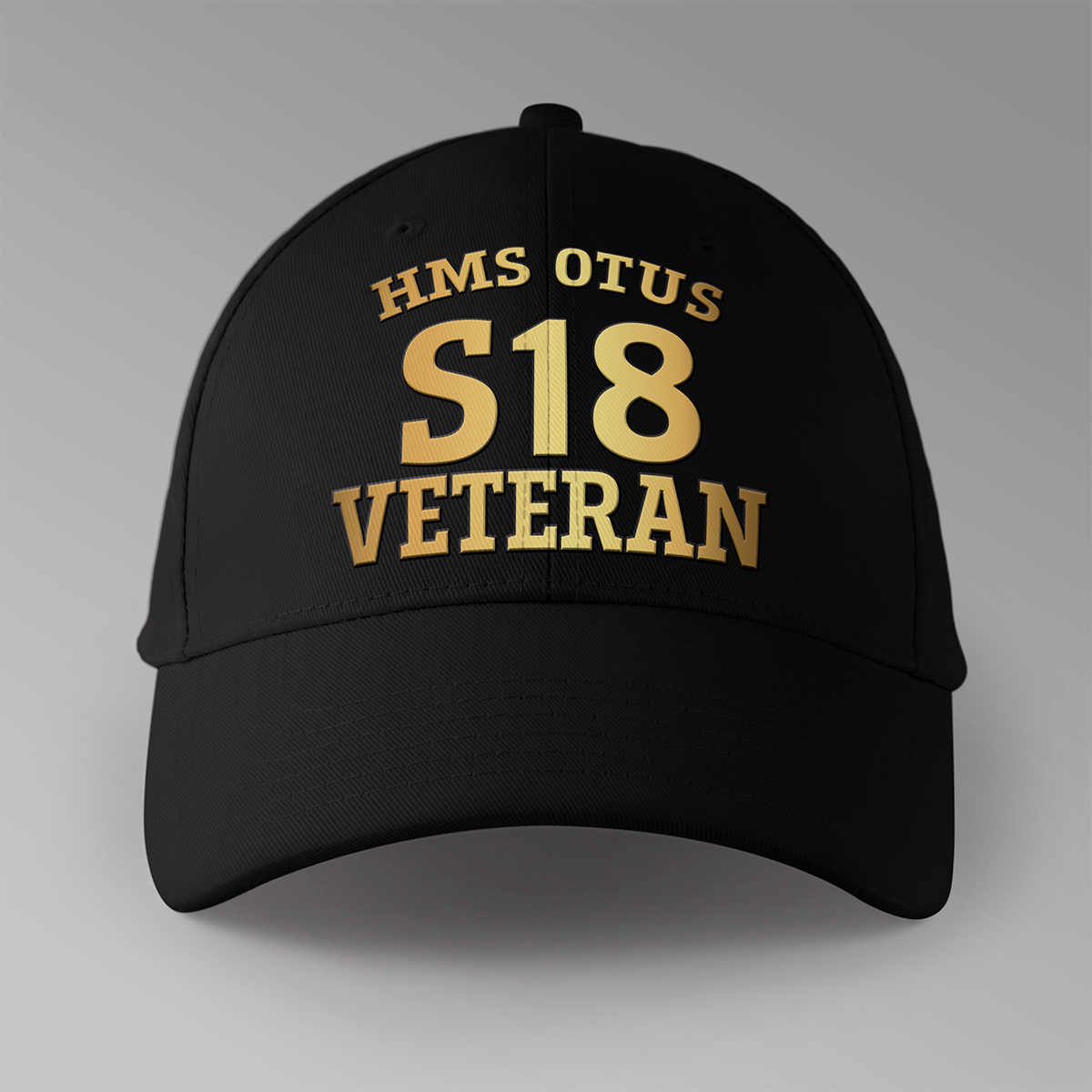 HMS Otus S18 Veteran - Personalised Baseball Cap