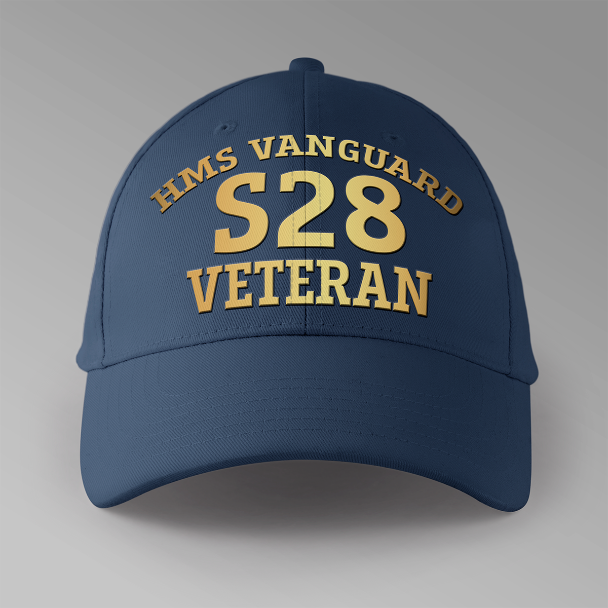 HMS Vanguard S28 Veteran - Personalised Baseball Cap