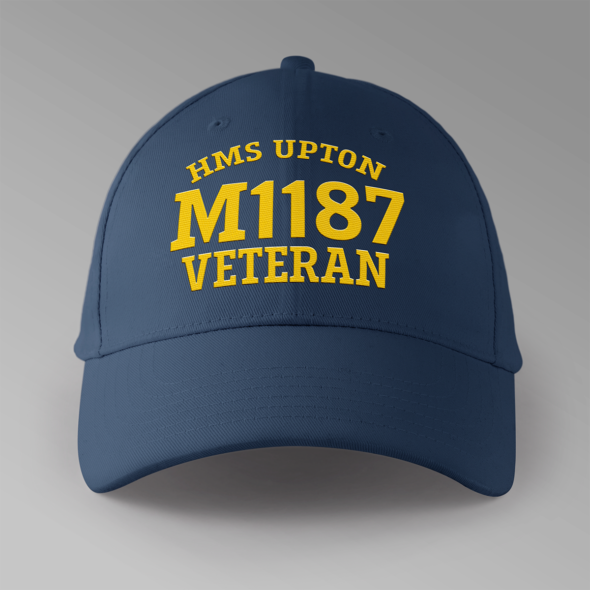 HMS Upton M1187 Veteran - Embroidered Personalised Baseball Cap