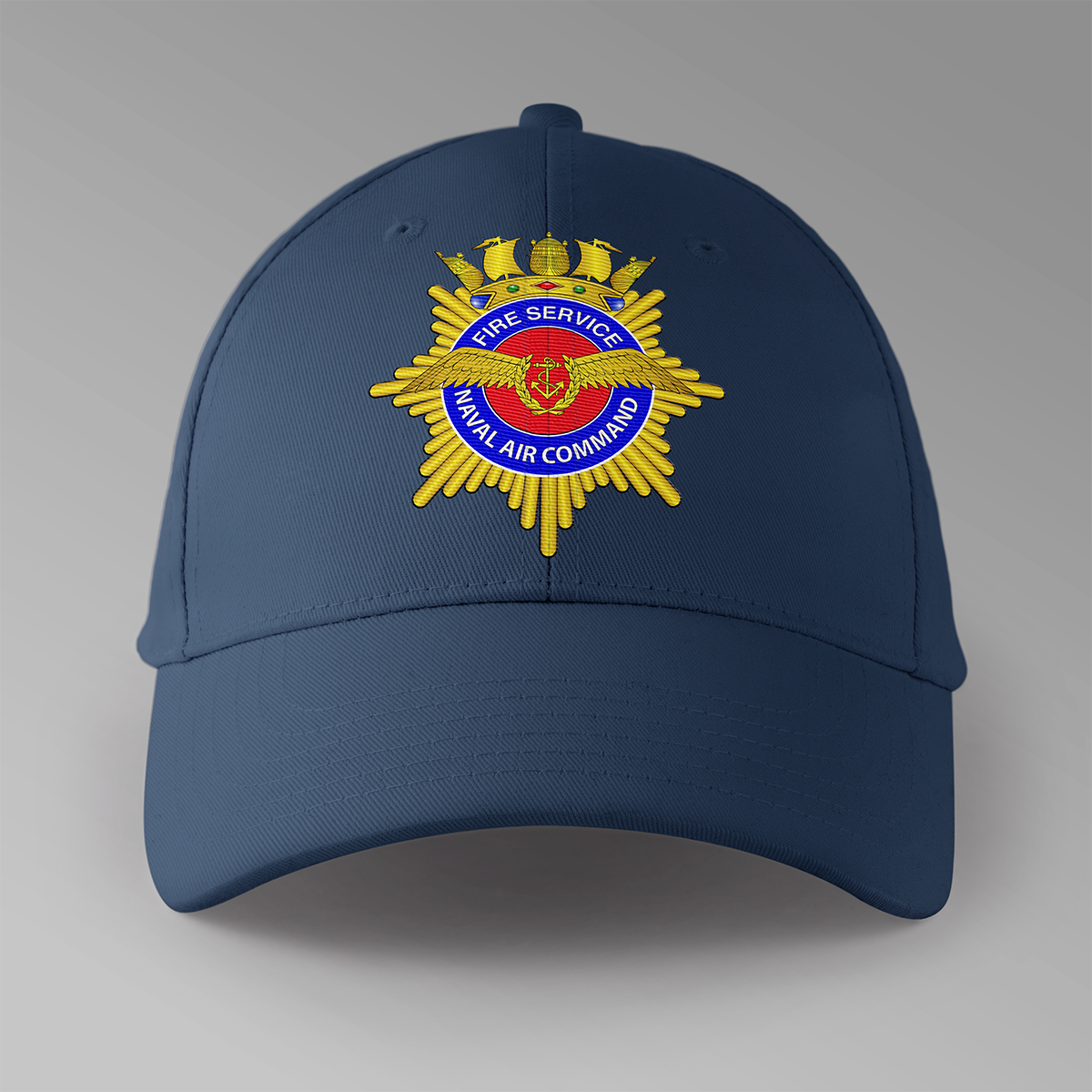 Naval Air Command Fire Service 'Badge' - Personalised Baseball Cap