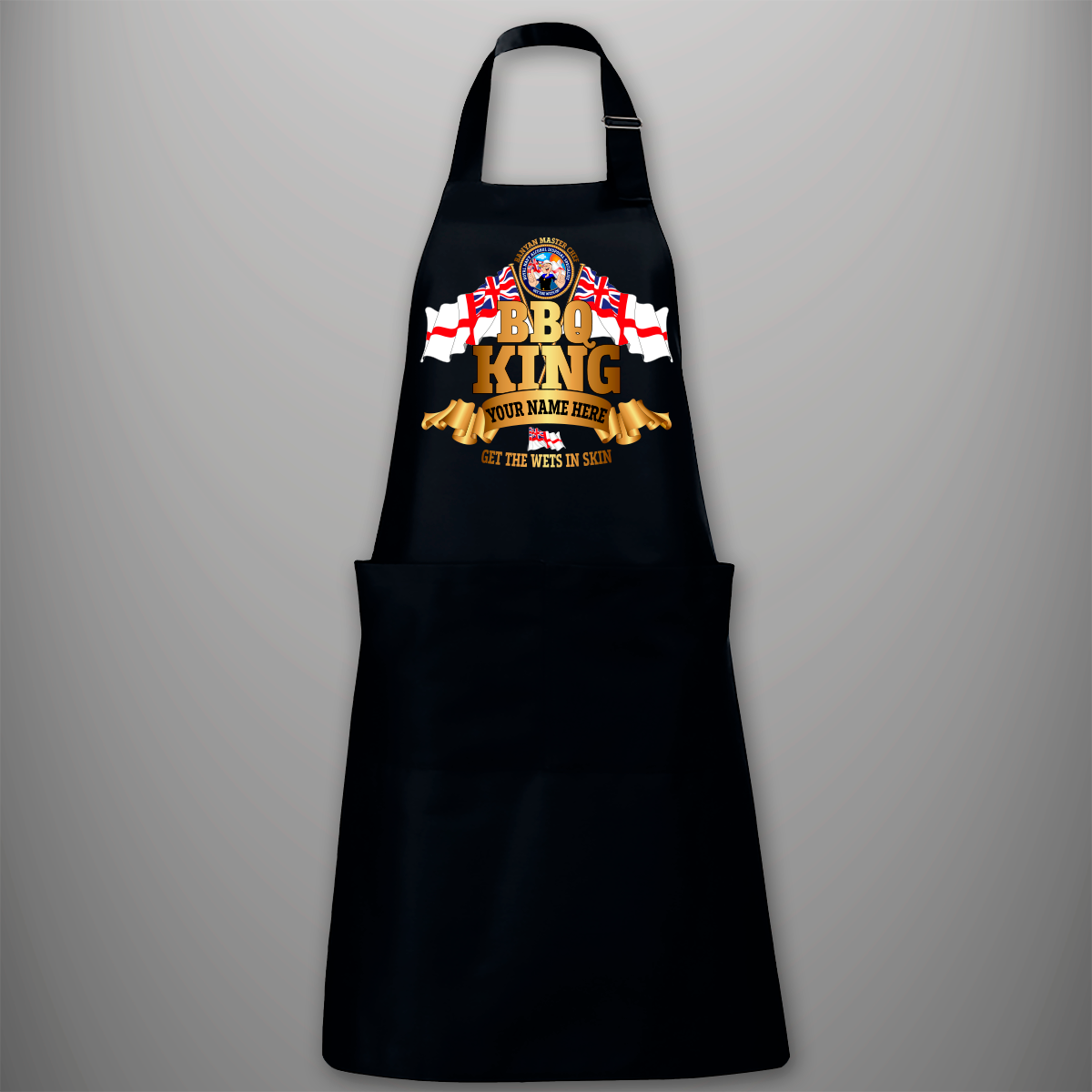 Royal Navy Alcohol Disposal 'Get The Wets In' Personalised BBQ Apron