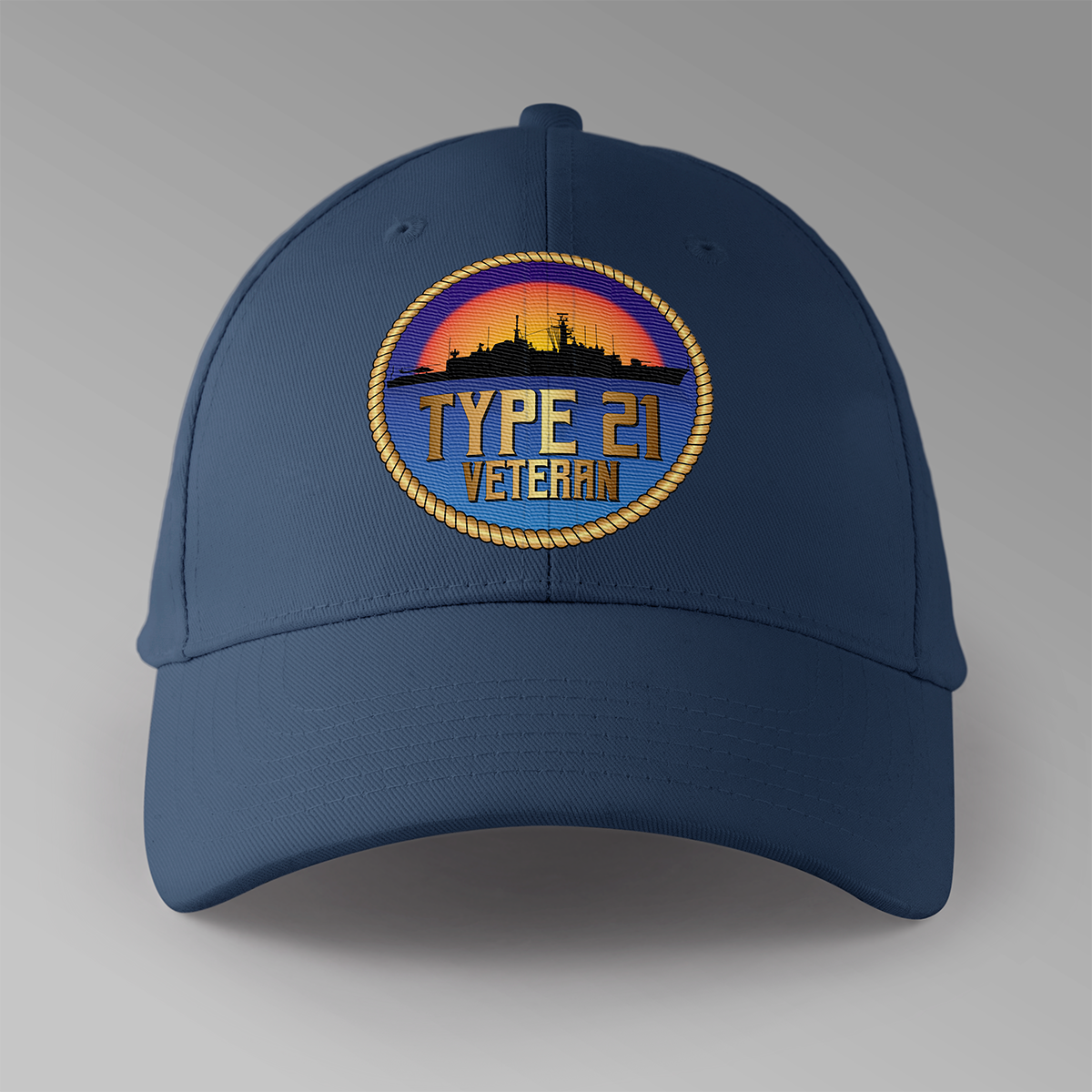 Royal Navy Type 21 Veteran Personalised Baseball Cap The Rats Locker
