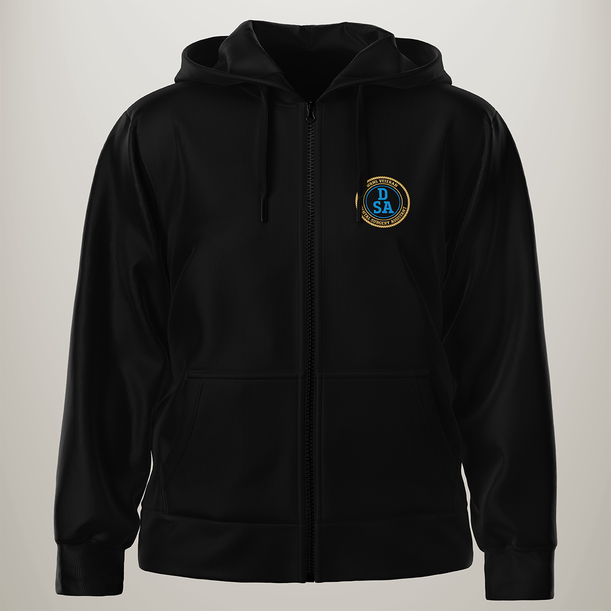 WRNS Veteran 'Dental Surgery Assistant' Branch Badge Zipped Hoodie