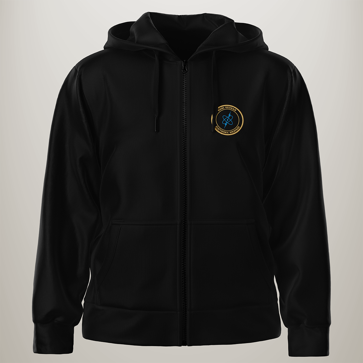 WRNS Veteran 'Electronic Warfare' Branch Badge Zipped Hoodie