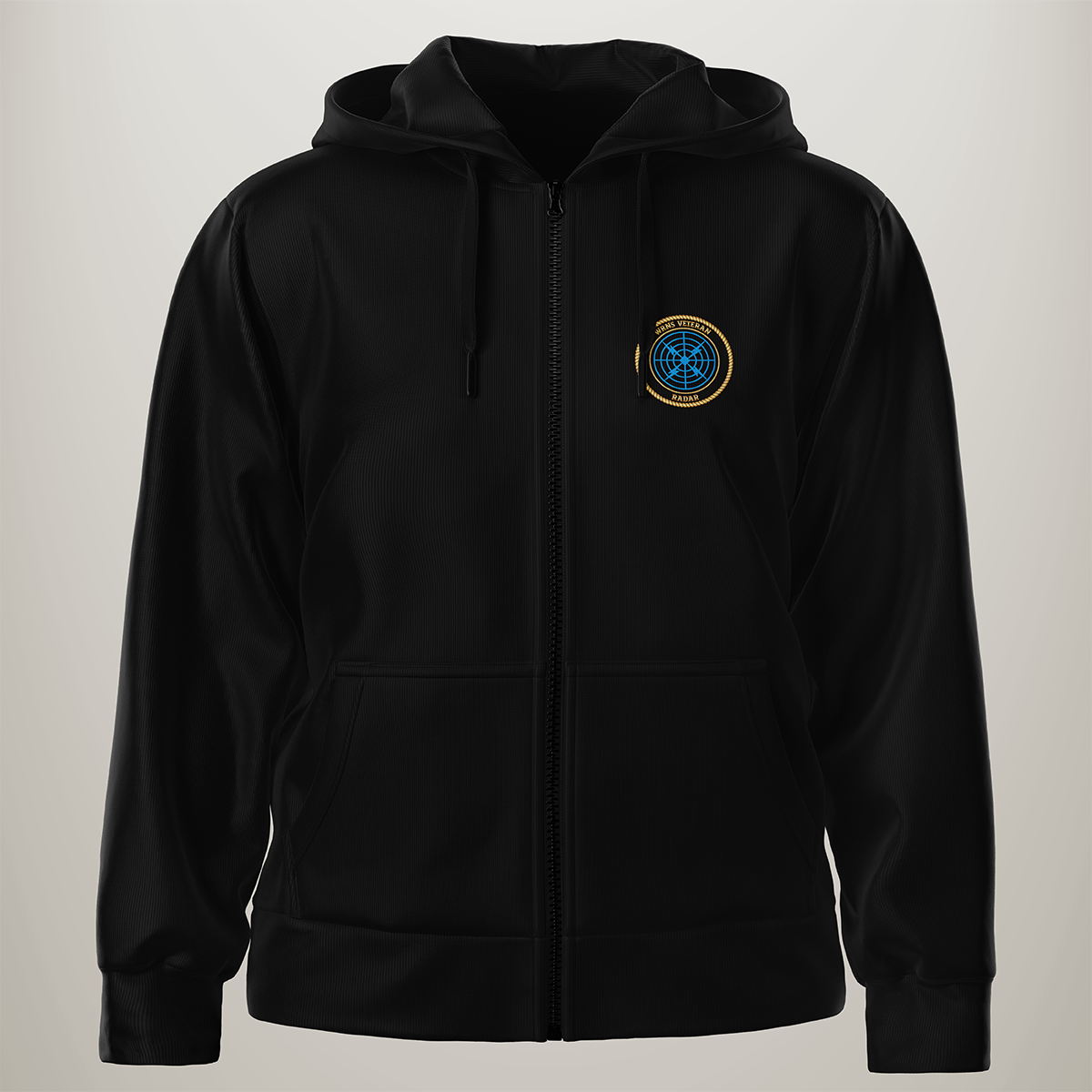 WRNS Veteran 'Radar' Branch Badge Zipped Hoodie