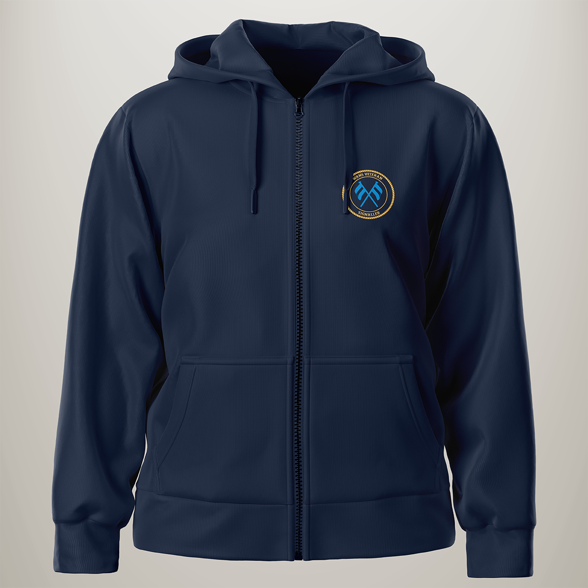 WRNS Veteran 'Signaller' Branch Badge Zipped Hoodie