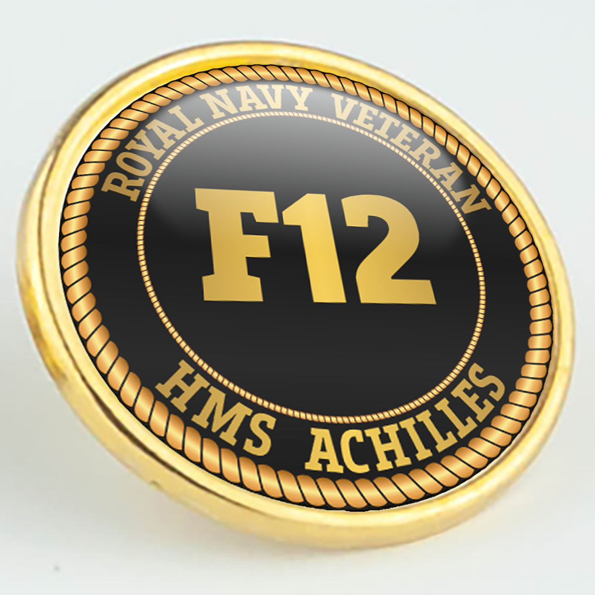 F prefix pin/lapel badges