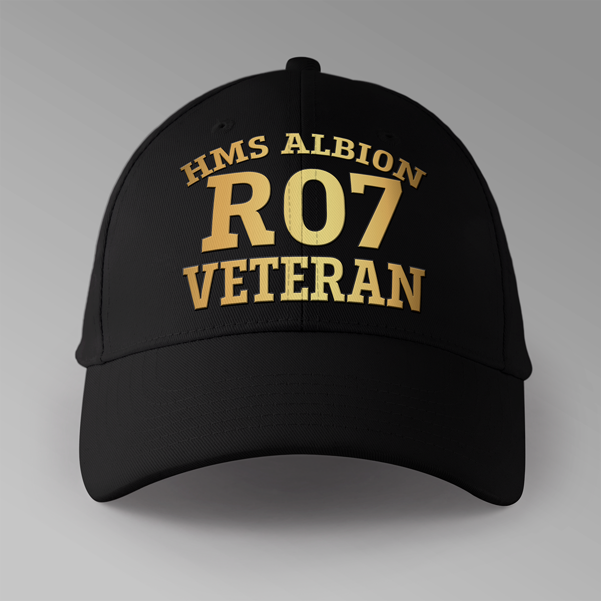 R prefix personalised baseball caps
