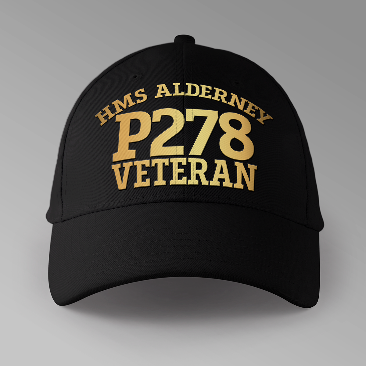 P prefix personalised baseball caps
