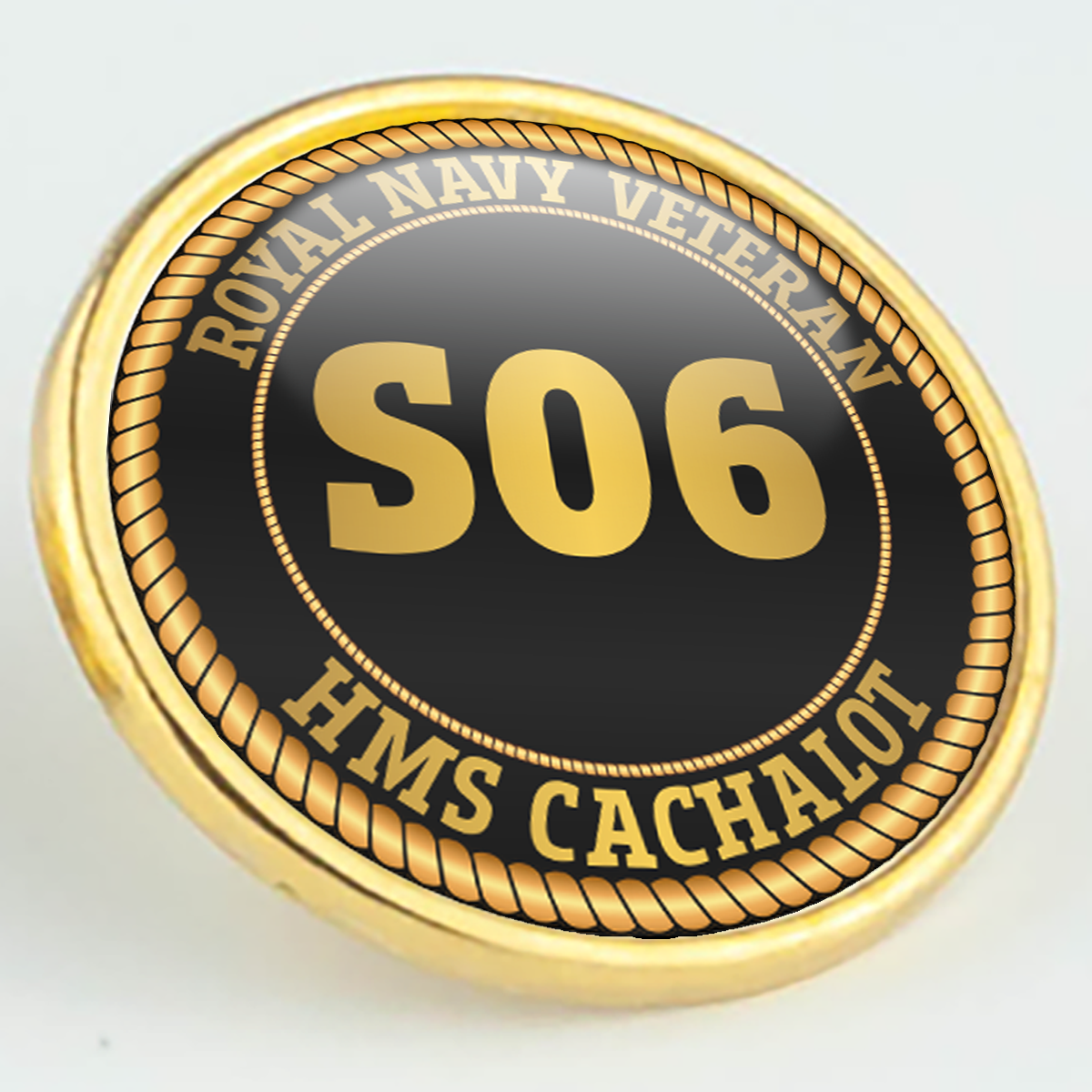 S prefix pin/lapel badges