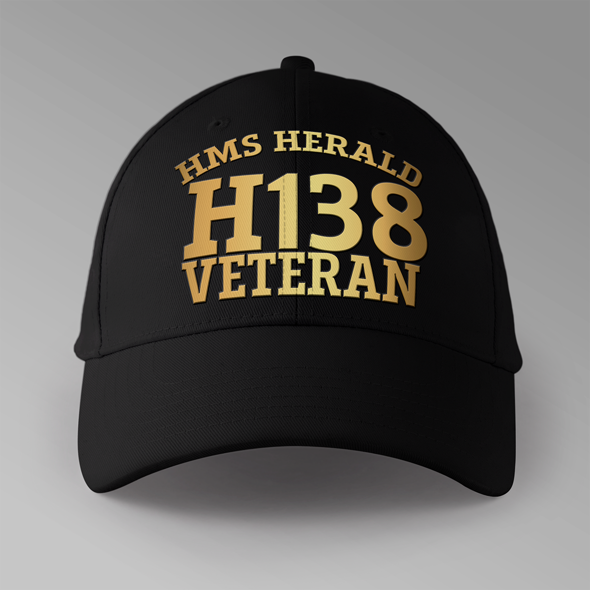 H prefix personalised baseball caps