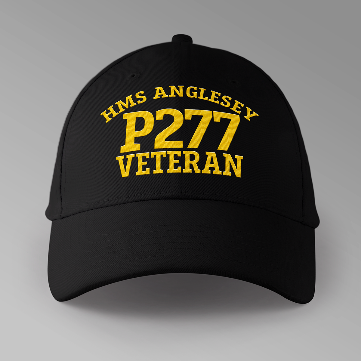 P prefix embroidered pennant number baseball caps