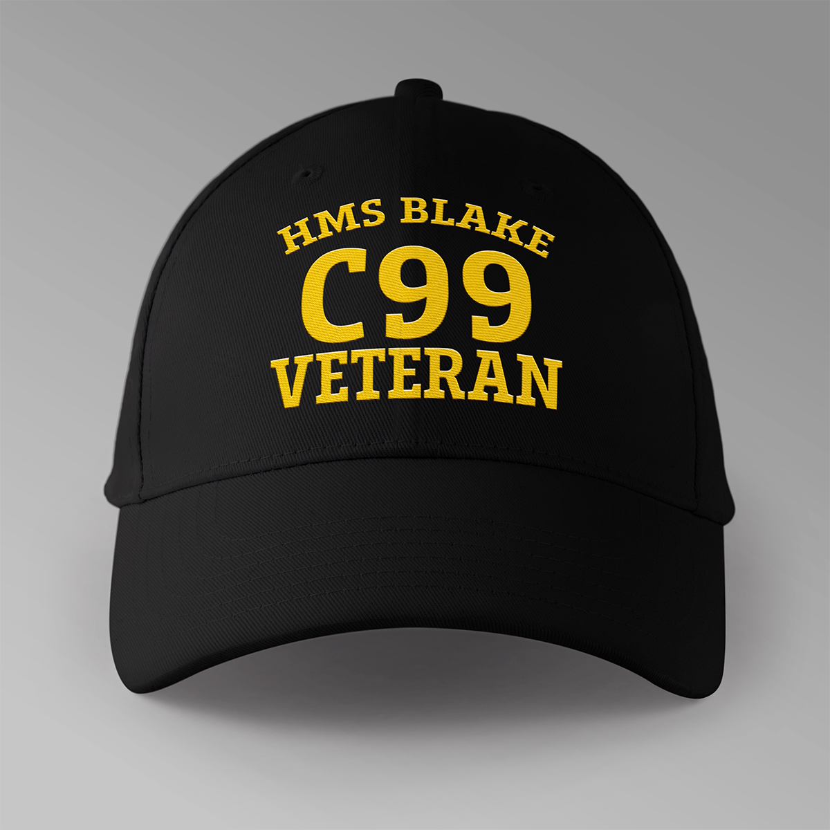 C prefix embroidered pennant number baseball caps