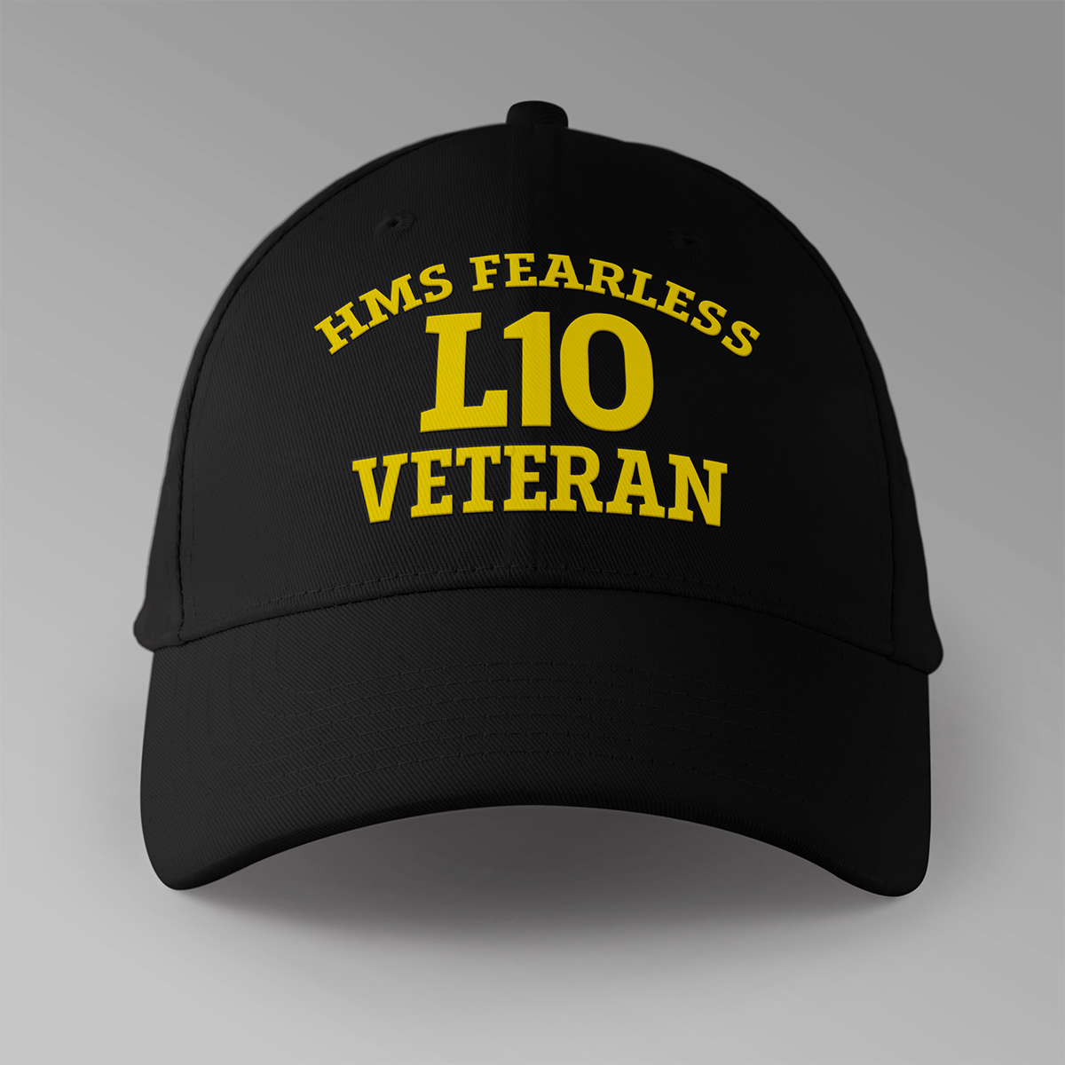L prefix embroidered pennant number baseball caps