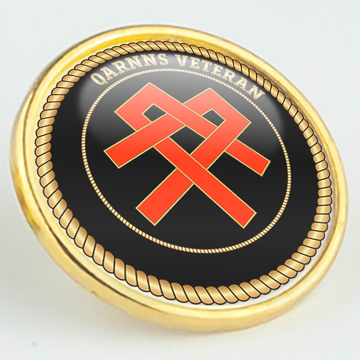 QARNNS Pin/Lapel Badge — product view