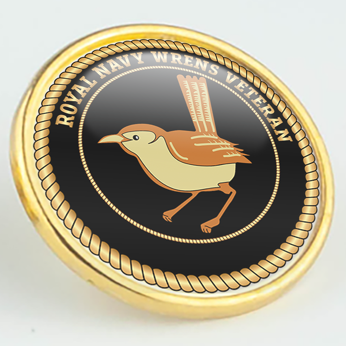 Royal Navy Wrens Veteran Pin/Lapel Badge — product view