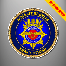 Load image into Gallery viewer, Naval Air Command Fire Service Car Window Sticker
