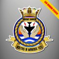 Aircraft Handler Branch Crest car window stickers