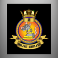 Aircraft Handler Once a Rat Always a Rat embroidered sew-on badge