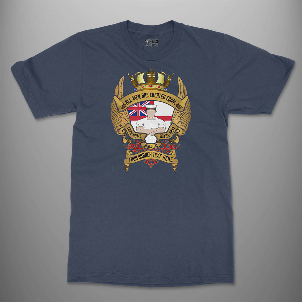 Royal Navy 'All Men Are Created Equal' T-Shirt