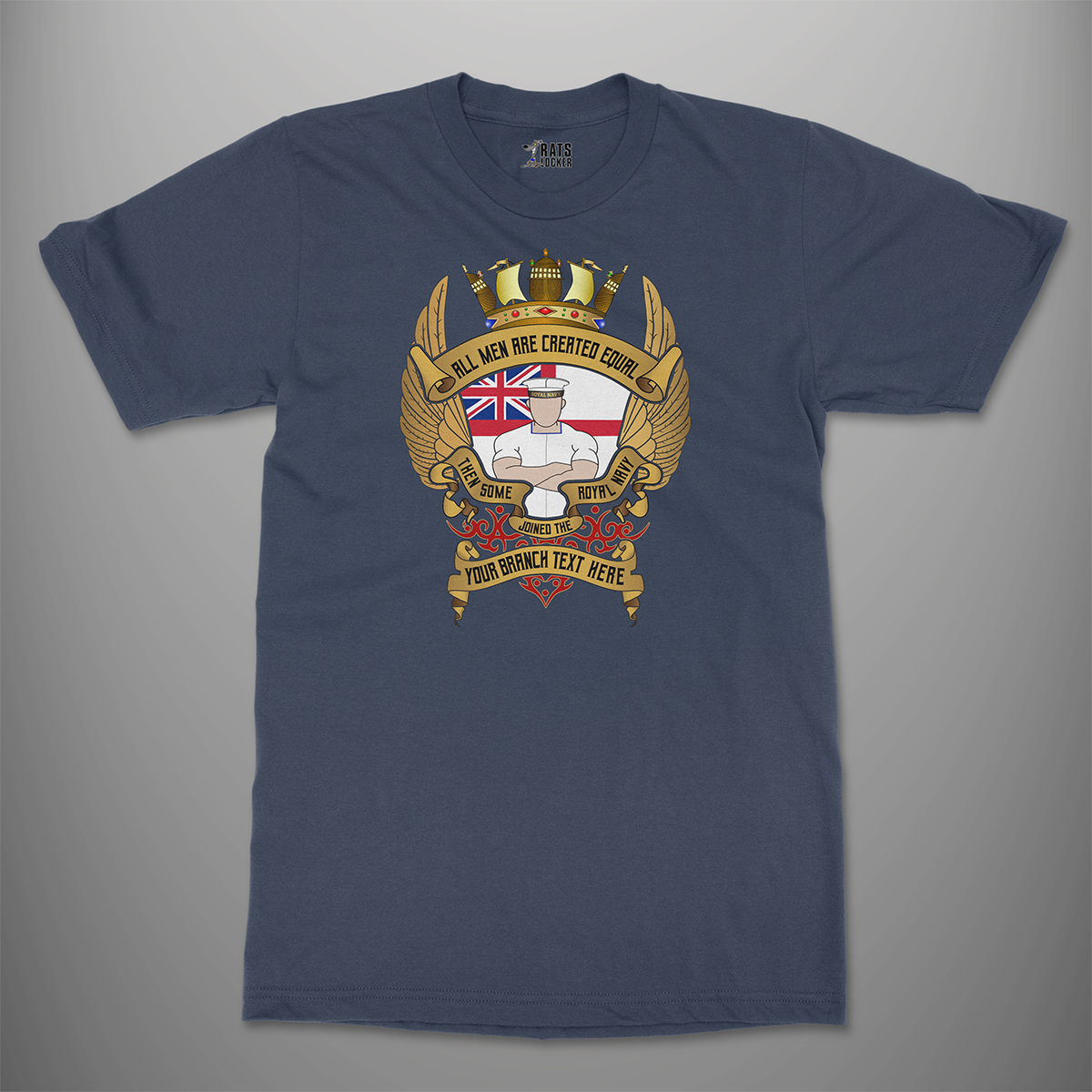 Royal Navy 'All Men Are Created Equal' T-Shirt
