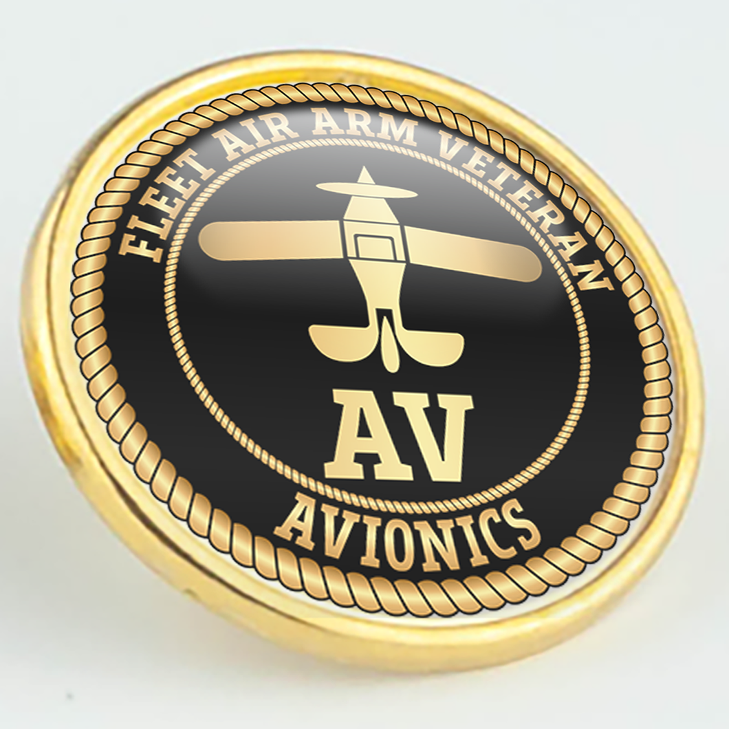 Fleet Air Arm Veteran 'Avionics' Pin/Lapel Badge