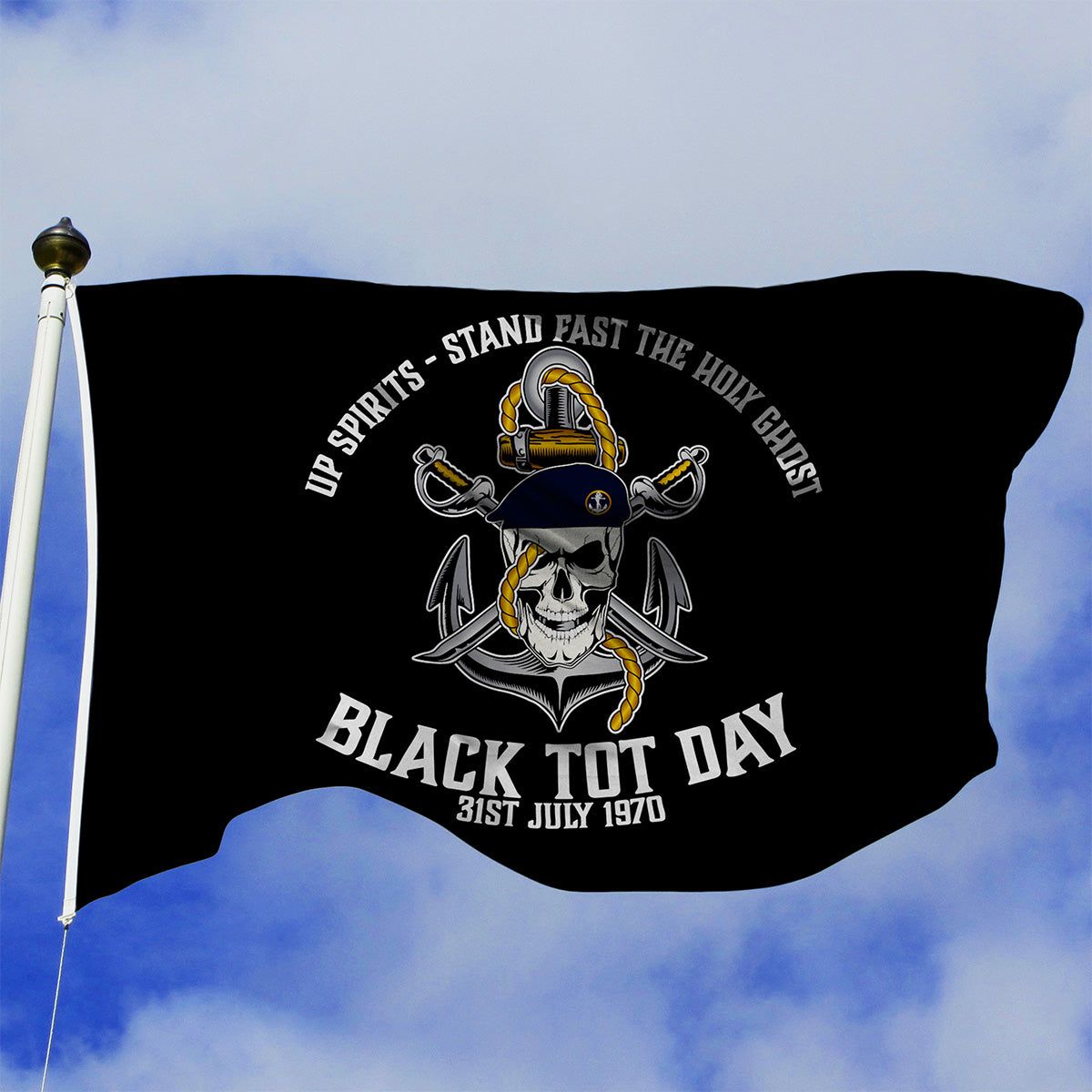 Black Tot Day Royal Navy flag