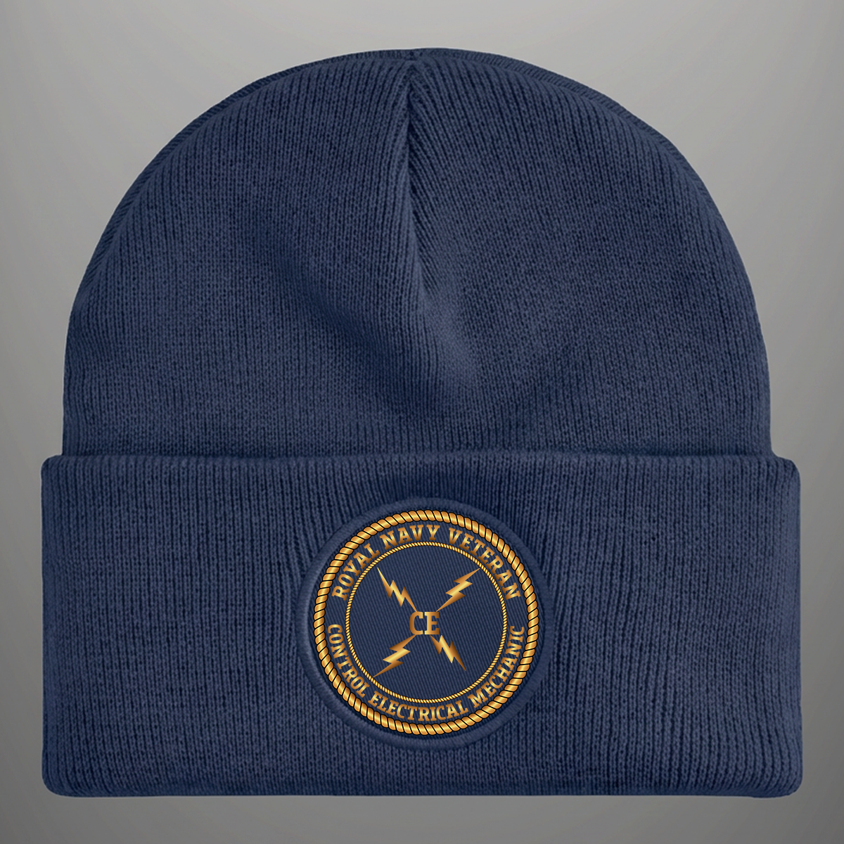 Royal Navy Veteran 'Control Electrical Mechanic' - Beanie Hat