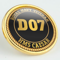 HMS Caesar D07 Pennant Number Pin/Lapel Badge