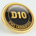 HMS Cassandra D10 Pennant Number Pin/Lapel Badge