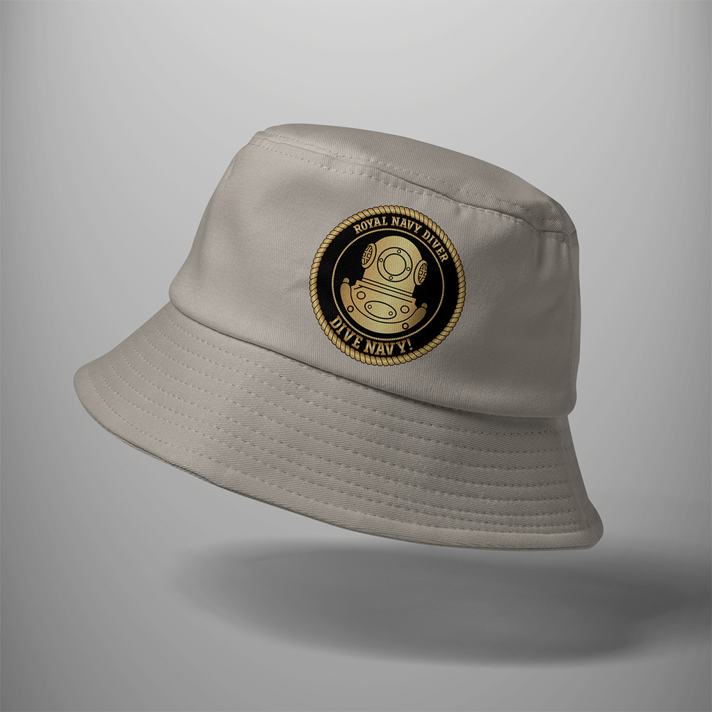 Royal Navy Diver 'Dive Navy' - Bucket Hat