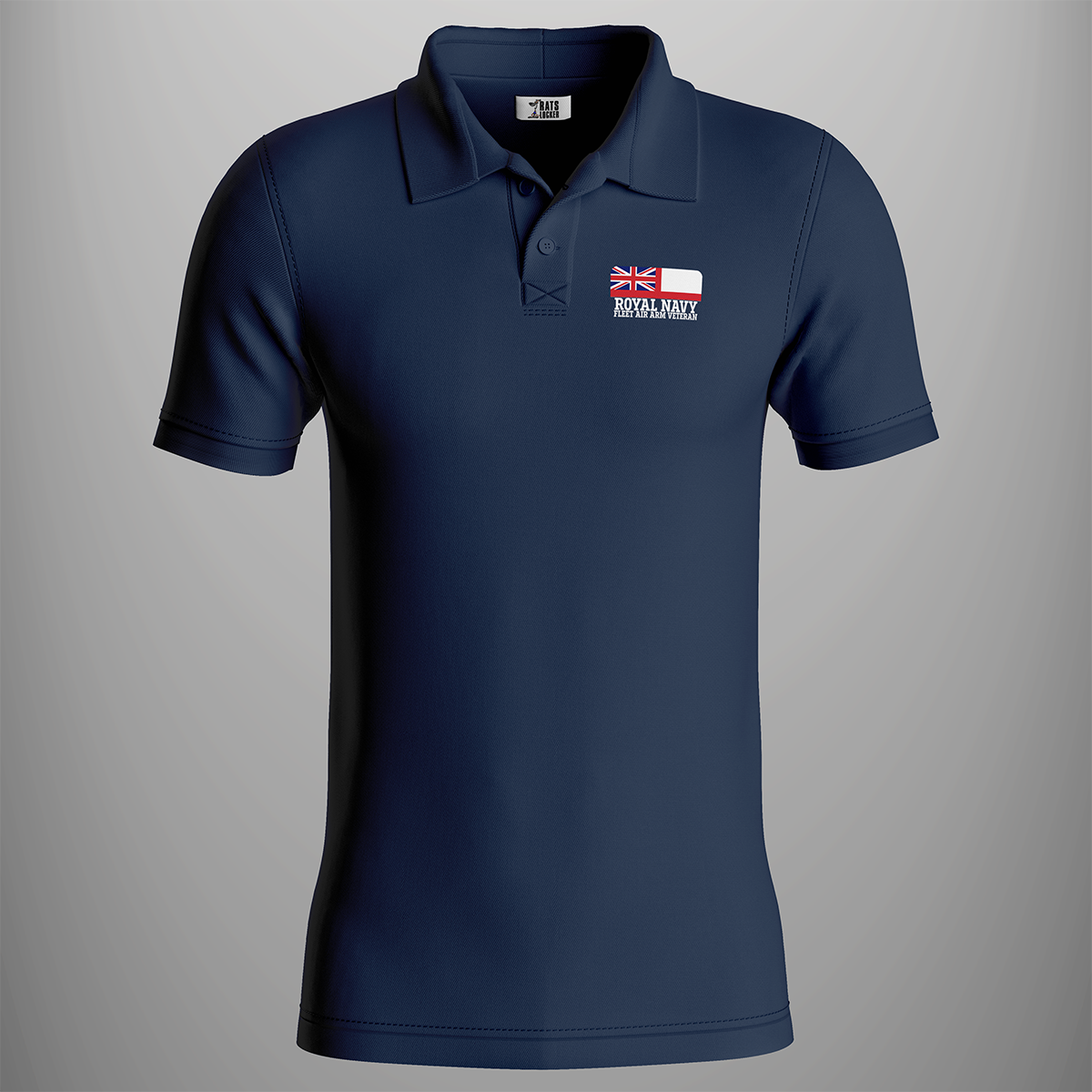 Fleet Air Arm Veteran White Ensign Polo Shirt - Clearance – Navy Blue XL