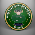 Royal Navy Flight Deck Veteran 'Greenie' Coaster Set