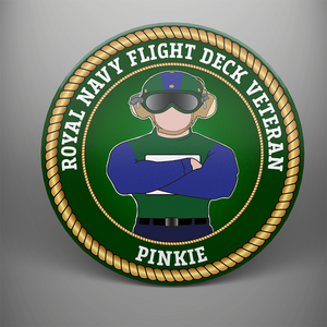 Royal Navy Flight Deck Veteran 'Pinkie' Coaster Set