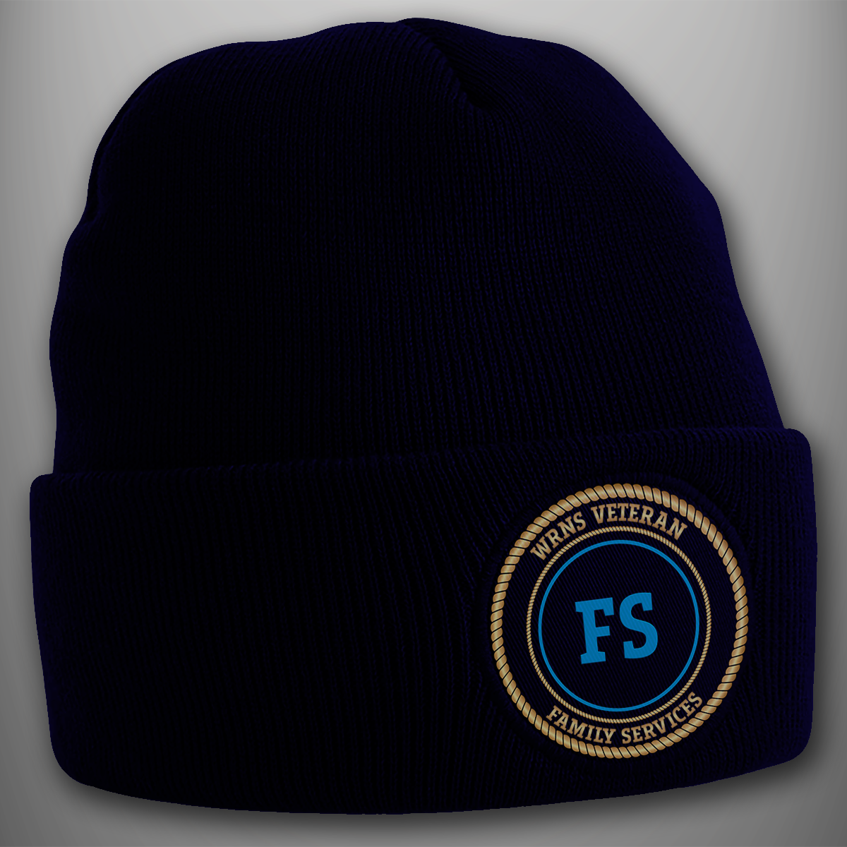 Woman's Royal Naval Service Veteran 'Family Services' - Beanie Hat