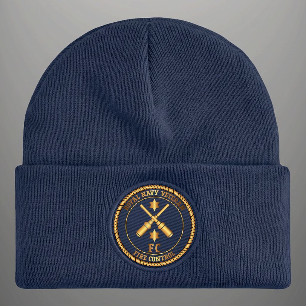 Royal Navy Veteran ''Fire Control - Beanie Hat