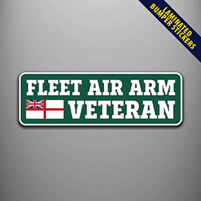 Fleet Air Arm Veteran laminated bumper stickers