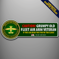 Fleet Air Arm Veteran laminated bumper stickers