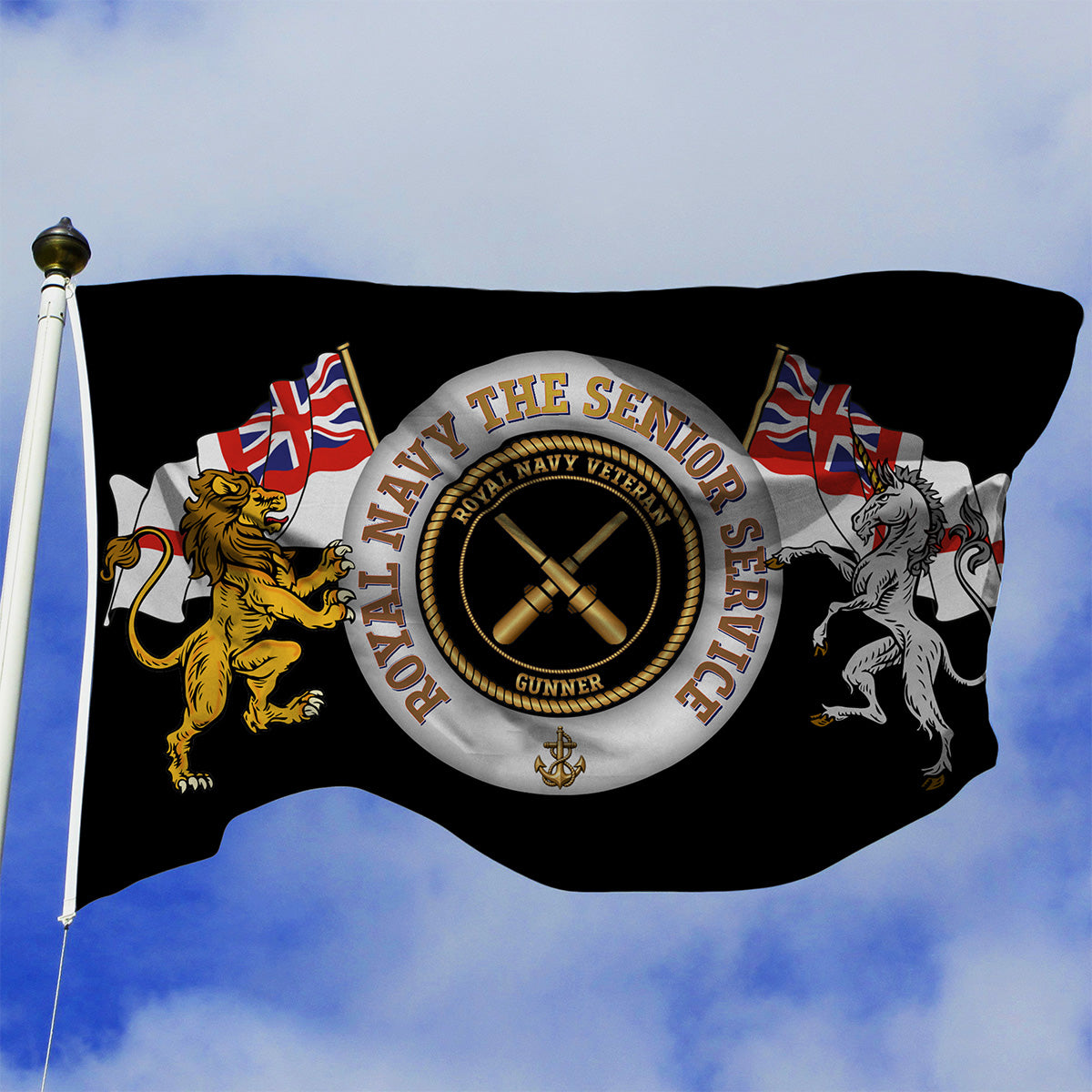 Royal Navy Veteran 'Gunner' flag