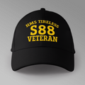 HMS Tireless S88 Veteran embroidered personalised baseball cap in black