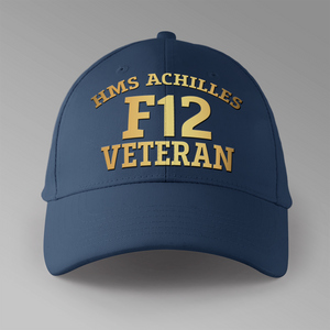 HMS Achilles F12 Veteran - Personalised Baseball Cap