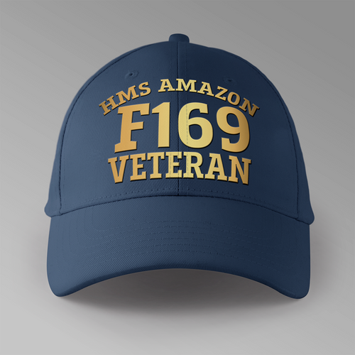 HMS Amazon F169 Veteran - Personalised Baseball Cap