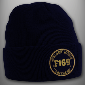 HMS Amazon F169 - Pennant Number Beanie Hat
