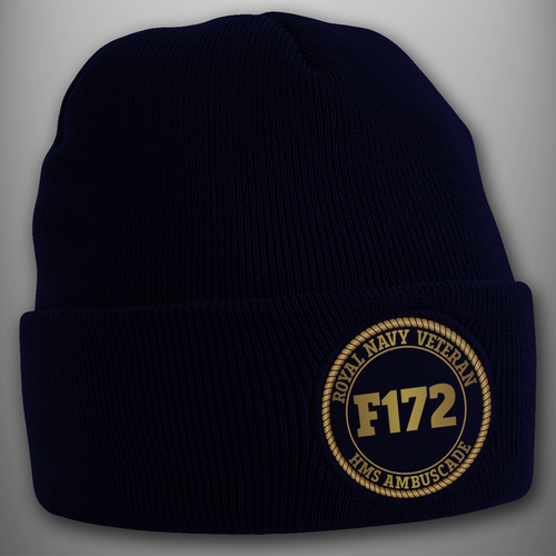 HMS Ambuscade F172 - Pennant Number Beanie Hat