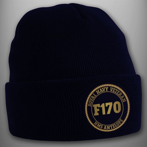HMS Antelope F170 - Pennant Number Beanie Hat