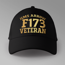 Load image into Gallery viewer, HMS Arrow F173 Veteran - Personalised Baseball Cap
